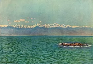 Phaidon Press Collection: Antibes, 1888, (1937). Creator: Claude Monet