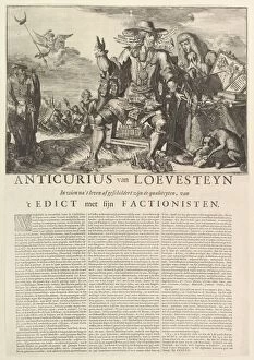 Pamphlet Gallery: Anticurius van Loevesteyn.n.d. Creator: Romeyn de Hooghe