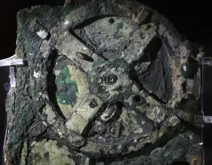Athens Prints: The Antikythera mechanism, 205 BC. Artist: Historic Object