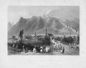 Antioch Collection: Antioch, on the approach from Suadeah, 1836. Artist: J Redaway