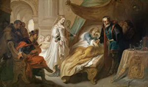 Sickbed Prints: Antiochus and Stratonike. Creator: Thulden, Theodoor, van (1606-1669)