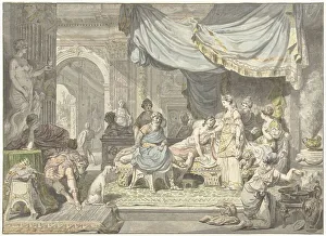 Secret Prints: Antiochus tries to hide the love for his mother Stratonice, 1775. Creator: Jean Grandjean