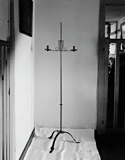 General Washington Prints: An Antique candlestick at Mt. Vernon, c.between 1910 and 1920. Creator: Unknown