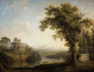 Phaeton Prints: Antique landscape with the Phaethons tomb, 1785. Artist: Jacob Philip Hackert