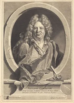 Calipers Gallery: Antoine Coyzevox, 1708. Creator: Jean Audran