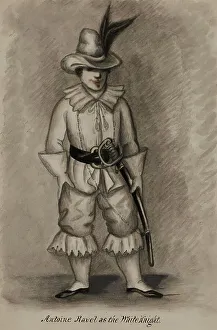 Feathered Prints: Antoine Ravel as the White Knight, 1855-1859. Creator: Alfred Jacob Miller