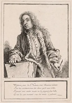 François Boucher French Prints: Antoine Watteau, c. 1727. Creator: Francois Boucher (French, 1703-1770)