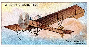 Antoinette Gallery: Antoinette monoplane of French aviator Hubert Latham, c1910