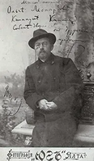 Chekhov Gallery: Anton Chekhov, Russian author, 1899. Artist: Pyotr Petrovich Pavlov