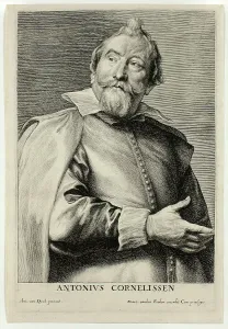 Lucas Vorsterman I Prints: Anton Cornelissen, 1630/45. Creator: Lucas Vorsterman