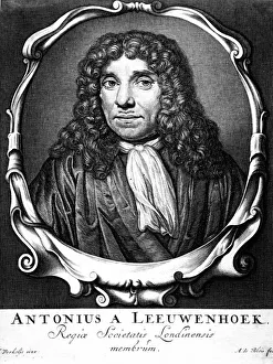 Antoni Van Gallery: Anton van Leeuwenhoek, Dutch pioneer of microscopy, 1723. Artist: Abraham de Blois