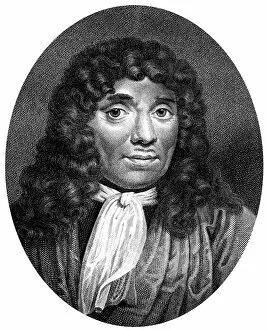 Antoni Van Gallery: Antoni van Leeuwenhoek, Dutch pioneer of microscopy, (1813).Artist: J Chapman