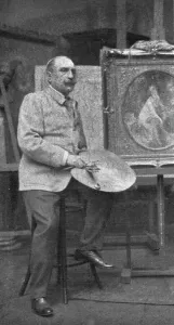 Dornac Prints: Antonin Mercie, 1916. Creator: Dornac