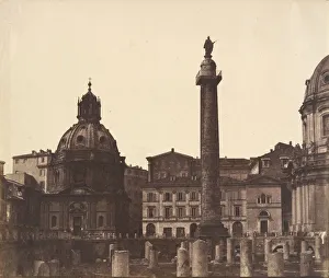 Marcus Prints: Antonine Column, Rome, 1850s. Creator: Unknown