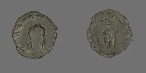 Antoninianus (Coin) Portraying Emperor Gallienus, 260-268. Creator: Unknown