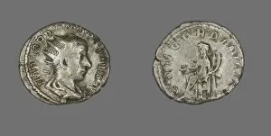 Antoninianus Gallery: Antoninianus (Coin) Portraying Emperor Gordian III, 240-241. Creator: Unknown