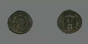 3rd Century Collection: Antoninianus (Coin) Portraying Emperor Marcus Aurelius Valerius Maximianus... about 293