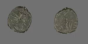 Antoninianus Gallery: Antoninianus (Coin) Portraying Emperor Tetricus, 271-274. Creator: Unknown