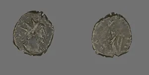 Antoninianus Gallery: Antoninianus (Coin) Portraying Emperor Tetricus, 271-274. Creator: Unknown