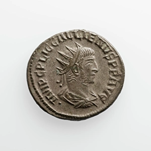 Antoninianus Prints: Antoninianus of Gallienus, A.D. 253-268. Creator: Unknown