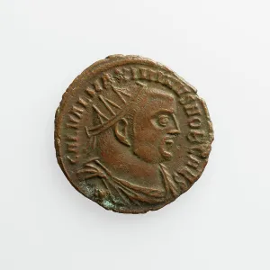 Antoninianus Prints: Antoninianus of Maximinus II, A.D. 309-313. Creator: Unknown