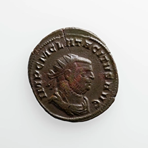Numismatology Prints: Antoninianus of Tacitus, A.D. 275-276. Creator: Unknown