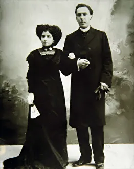 Wedding Prints: Antonio Machado (1875-1939), Spanish poet born in Seville, photography of the time