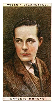 Images Dated 9th August 2007: Antonio Moreno (1887-1967), Spanish actor, 1928.Artist: WD & HO Wills