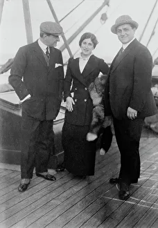 Baritone Prints: Antonio Scotti, Lucrezia Bori, Pasquale Amato, 1912. Creator: Bain News Service
