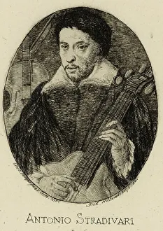 Antonio Stradivari (1644-1737), 1886. Creator: Hillemacher, Frédéric Désiré (1811-1886)