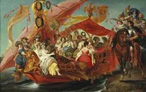 Cleopatra Prints: Antonius and Cleopatra, First Half of 17th century. Creator: Wouters, Frans (1612-1659)