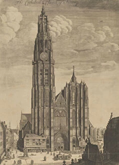 Antwerp Flanders Belgium Gallery: Antwerp Cathedral (Prospectvs Tvrris Ecclesiae Cathedralis), 1649. 1649