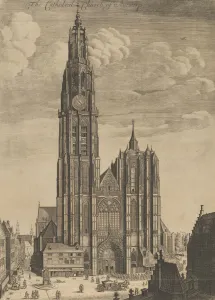 Antwerp Cathedral (Prospectvs Tvrris Ecclesiae Cathedralis), 1649. 1649