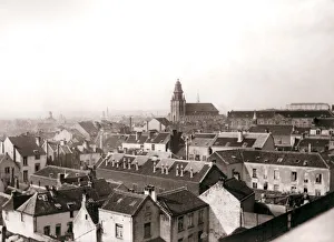 Antwerp skyline, 1898. Artist: James Batkin