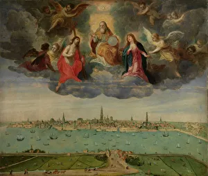 1600 Prints: Antwerp and the Vlaams Hoofd, 1600. Creator: Grimmer, Abel (1570-1619)