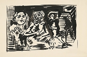 Anxiety Prints: Anxiety, 1940. Creator: Arnold Peter Weisz-Kubincan