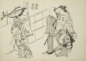 Masanobu Okumura Prints: The Aoi Chapter from The Tale of Genji'(Genji Aoi)