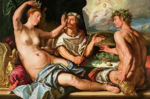 Verviers Prints: Apame Usurps the King's Crown (The Four Powers)