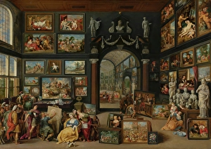 Paintings Prints: Apelles Painting Campaspe. Creator: Willem van Haecht I