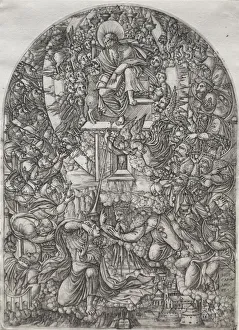 1485 1561 Prints: The Apocalpse: St. John Summoned to Heaven, 1555. Creator: Jean Duvet (French, 1485-1561)