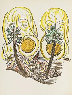 Beckmann Prints: Apocalypse, 1943. Creator: Beckmann; Max (1884-1950)