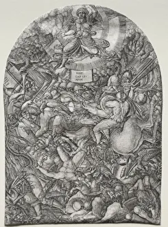 1485 1561 Prints: The Apocalypse: The Angel in the Sun Calling the Birds of Prey