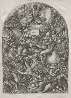 1485 1561 Prints: The Apocalypse: The Angel in the Sun Calling the Birds of Prey, 1546-1556. Creator