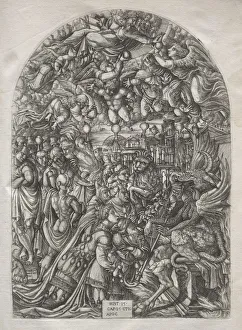 1485 1561 Prints: The Apocalypse: The Dragon with Two Horns and the Beast with Seven, 1546-1556. Creator