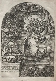 1485 1561 Prints: The Apocalypse: Duvet Studying the Apocalypse