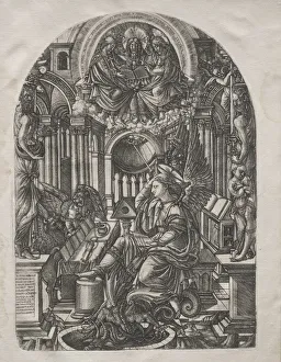 1485 1561 Prints: The Apocalypse: St. John on the Island of Patmos, 1546-1556. Creator: Jean Duvet (French