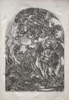 1485 1561 Prints: The Apocalypse: St. Michael and the Dragon