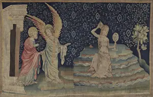 Wool Prints: The Apocalypse Tapestry, Scene 64: The Great Whore that sits upon many waters
