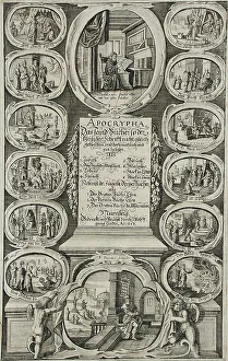 Book Of Daniel Prints: Apocripha, Printed 1643. Creators: Wolfgang Endter, Peter Paul Troschel