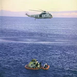 Cernan Eugene Gallery: Apollo 10 Helicopter Recovery, 1969. Creator: NASA